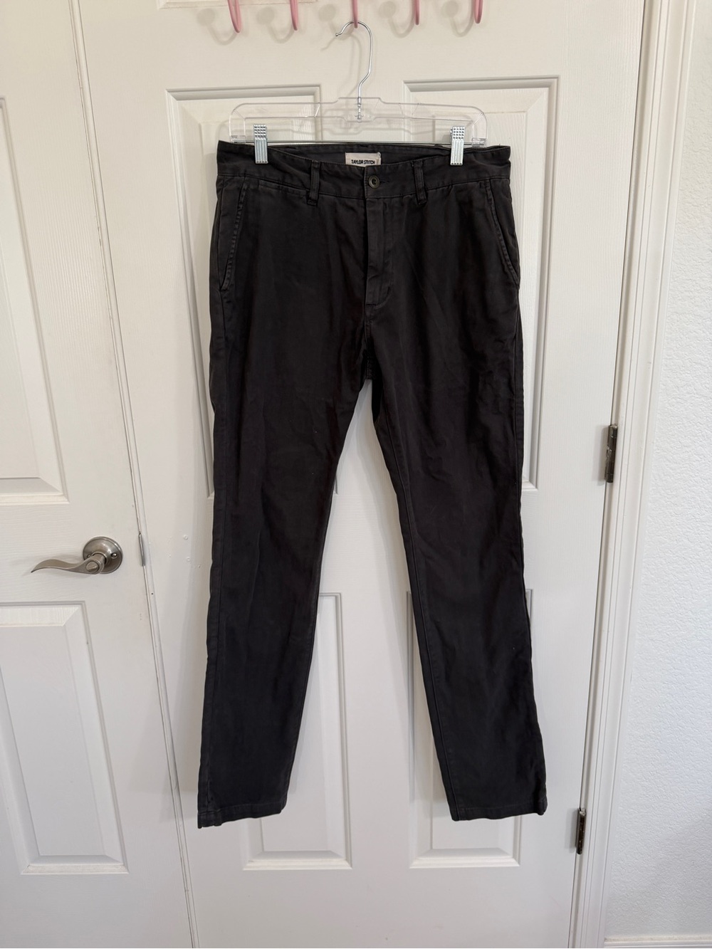 NWOT Taylor Stitch Slim Foundation Pant Charcoal Organic Cotton Chino Workwear